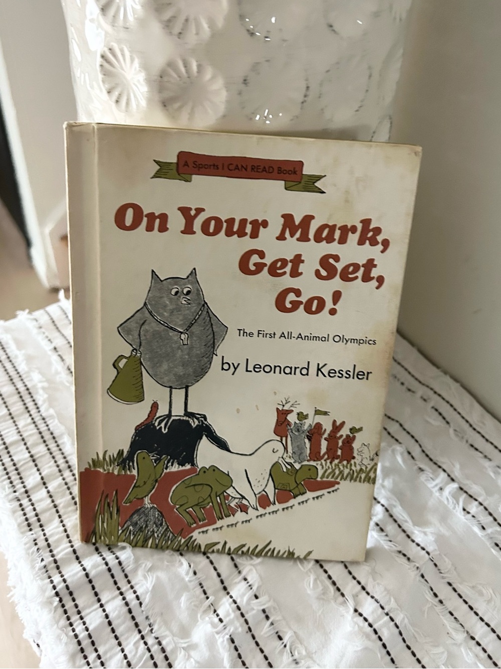 Vintage 1972 On Your Mark, Get Set, Go! by Leonard Kessler Hardcover Kids Book
